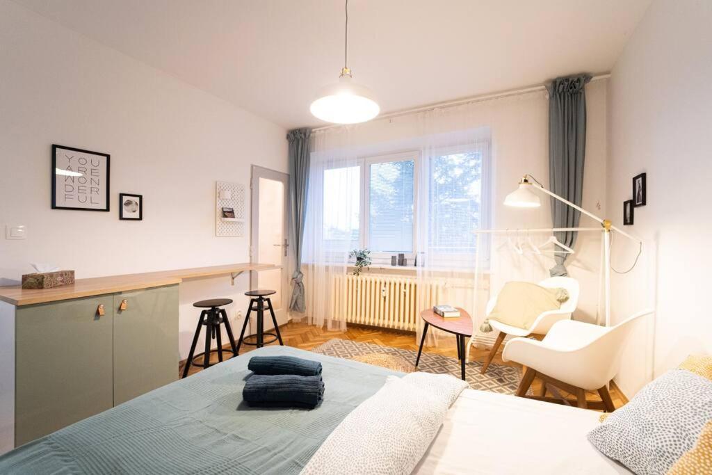 Mini Studio In Masaryk Quarter - Brno Apartment Exterior foto